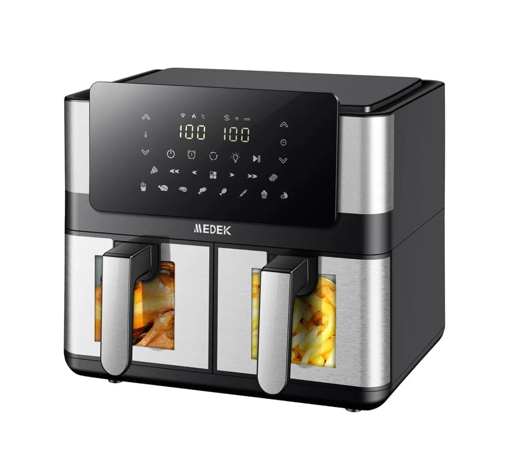 Air Fryer Inox 8,4 L — Double cuve